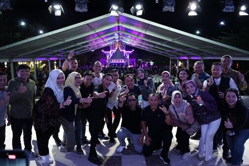 Kadisbudpar Kalteng Hadiri Tour Konser Isen Mulang BERKAH 2024