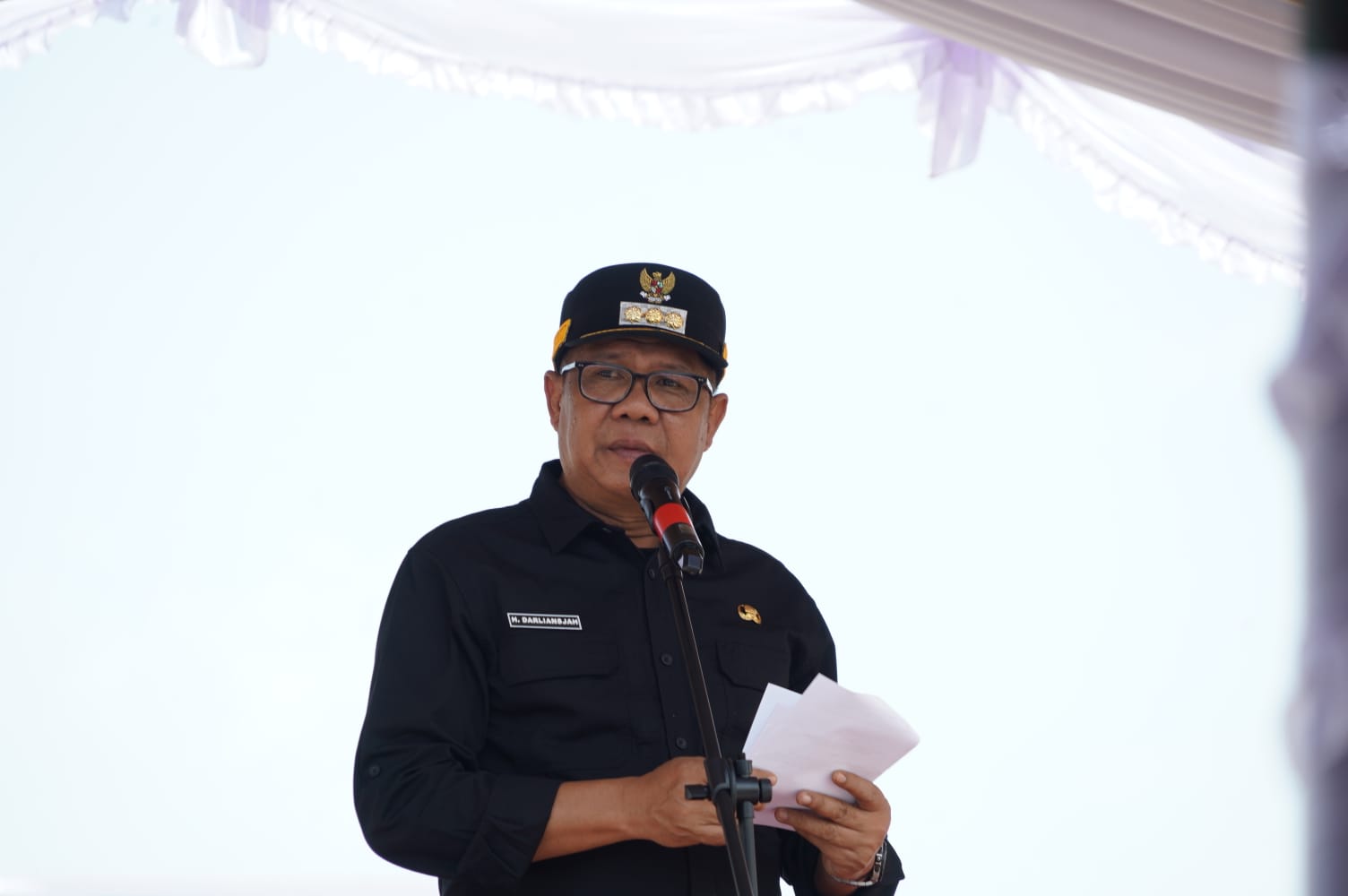 Wakil Gubernur Kalteng H. Edy Pratowo Lakukan Panen Perdana Udang Vaname di Kawasan Tambak Udang/Shrimp Estate BERKAH