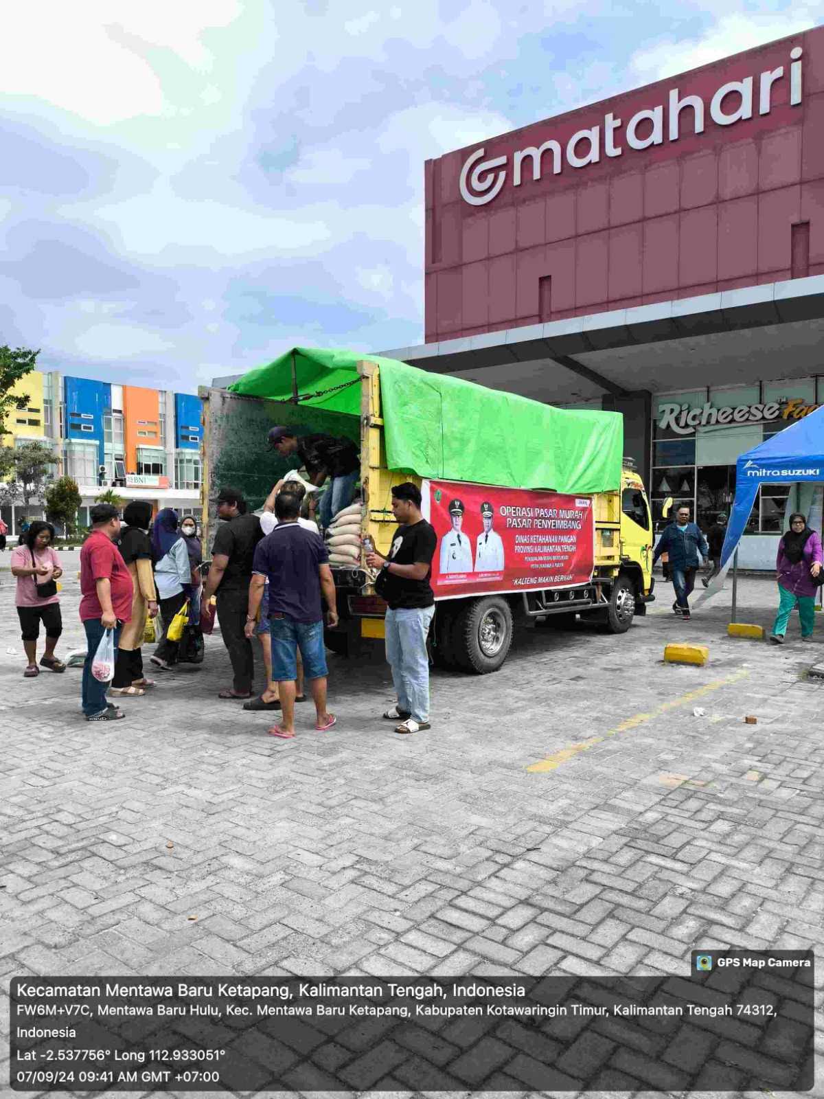 Dinas Hanpang Prov. Kalteng Adakan GPM di City Mall Sampit