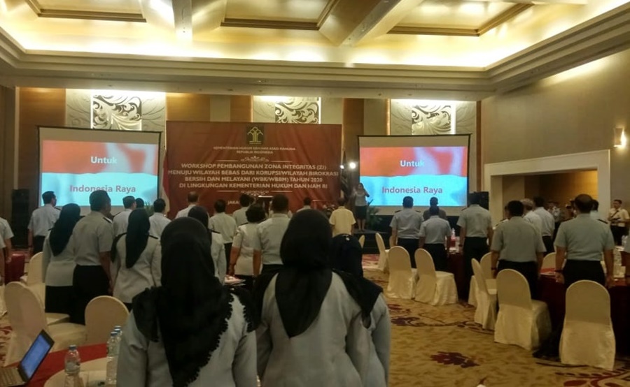 Perkuat Pelaksanaan Reformasi Birokrasi, Kakanwil Ikuti Workshop Pembangunan Zona Integritas Menuju Wilayah WBK-WBBM