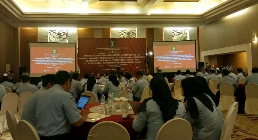 Perkuat Pelaksanaan Reformasi Birokrasi, Kakanwil Ikuti Workshop Pembangunan Zona Integritas Menuju Wilayah WBK-WBBM