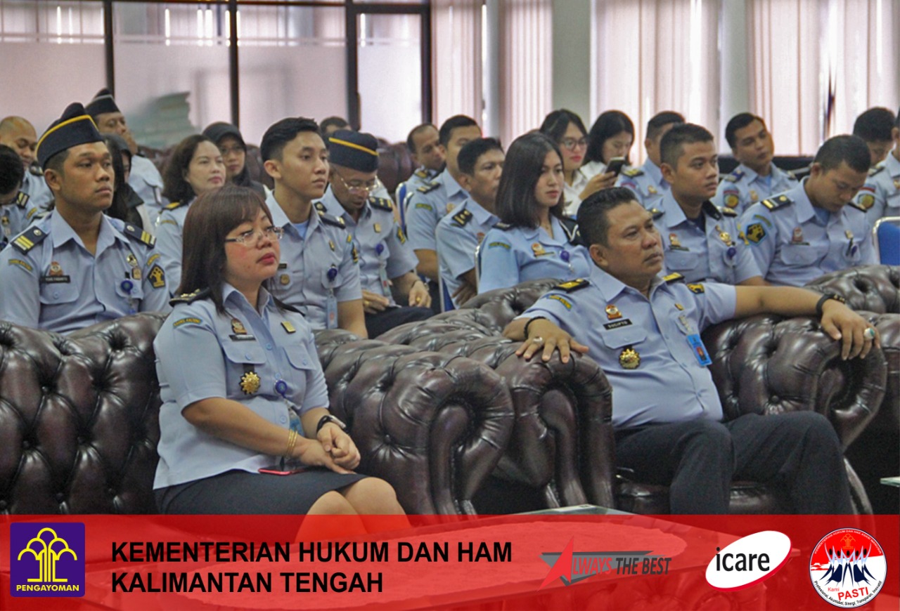 Kanwil Kalteng Ikuti Teleconference Arahan Plt. Menteri Hukum dan HAM