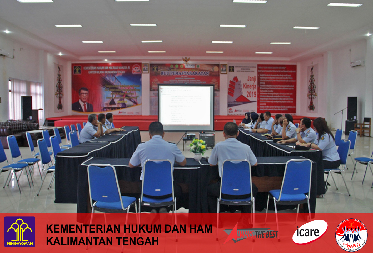 Rapat Pencanangan Bulan Bhakti Dharma Karyadhika Tahun 2019 di Kanwil Kalteng