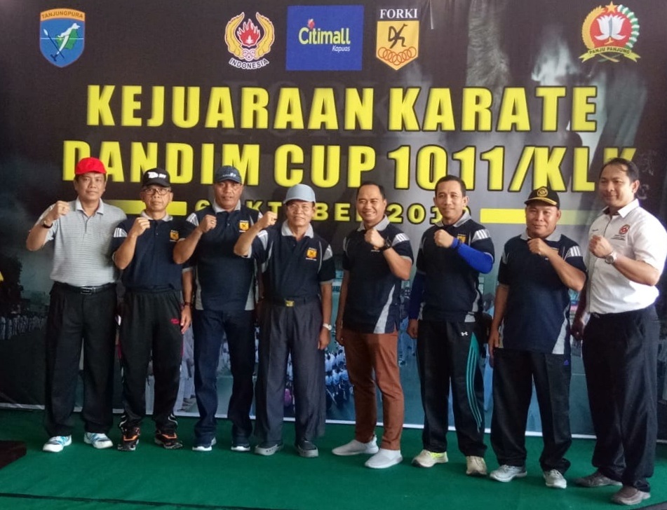 120 Peserta Ikuti Kejuaraan Karate Dandim Cup