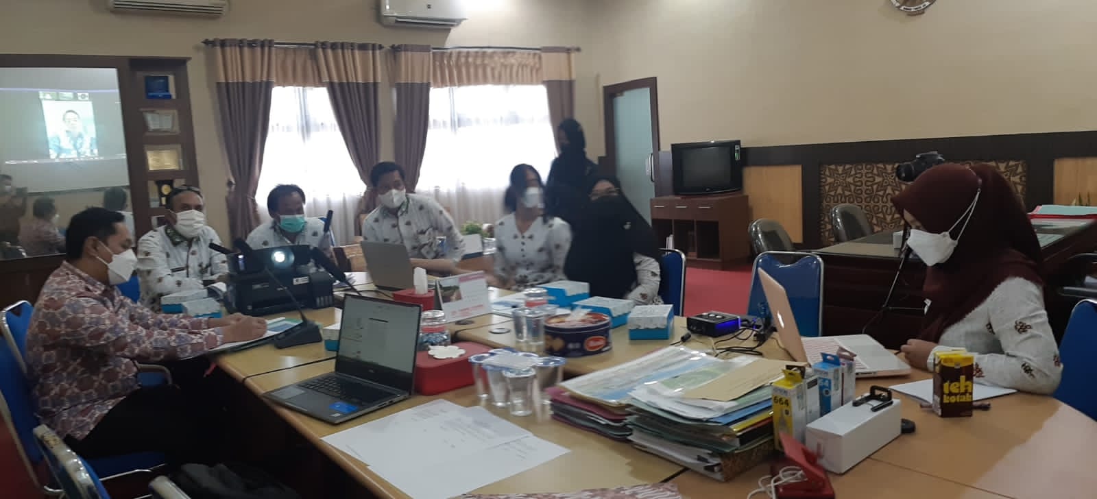 Visitasi Pemeringkatan Keterbukaan Informasi Badan Publik, Ketua Komisi Informasi Kunjungi Dishub Kalteng