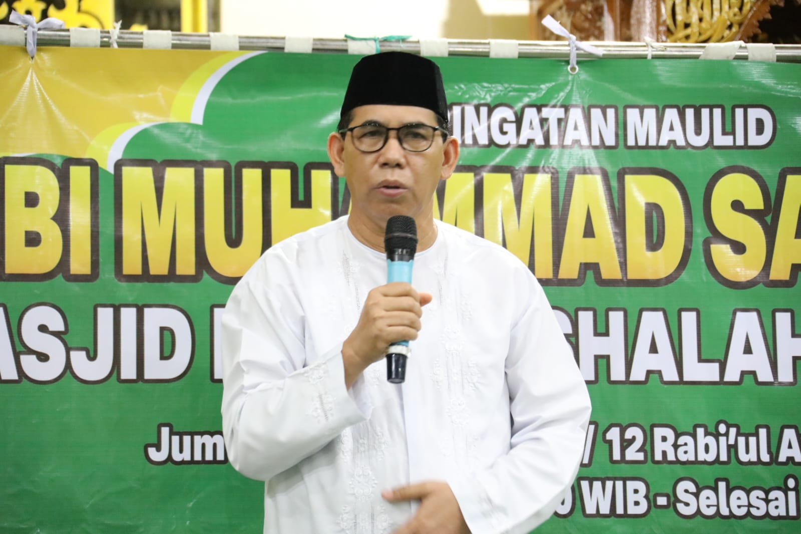 Hadiri Peringatan Maulid Nabi Muhammad SAW, Kadispora Hamka Ajak Jamaah Ikut Berpartisipasi dalam Pembangunan Kalteng