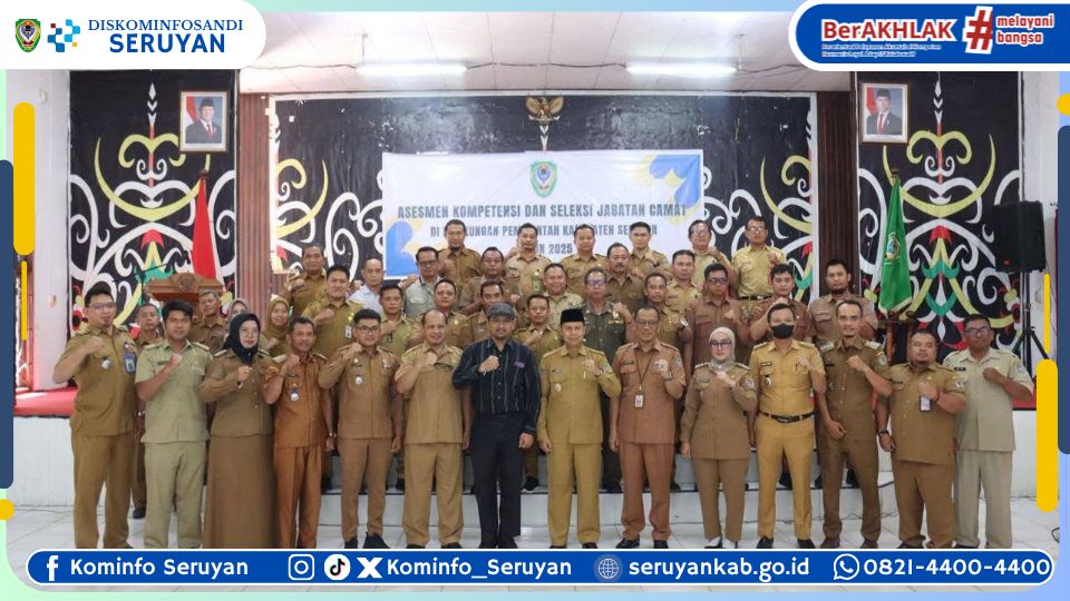 Seruyan Gelar Asesmen Camat 2025, Wabup Seruyan Dorong Lahirnya Pemimpin Inovatif dan Berintegritas