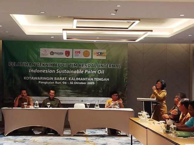 Dorong Sertifikasi Sawit Berkelanjutan, Dinas Pertanian Kobar dan PT Sawit Center Indonesia Adakan Pelatihan ISPO