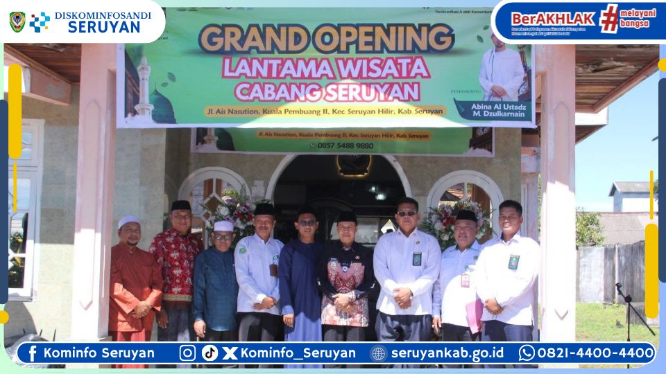 Kantor Baru PT. Lantama Wisata Hadir di Seruyan, Wabup Seruyan: Layani Jamaah dengan Amanah dan Profesional