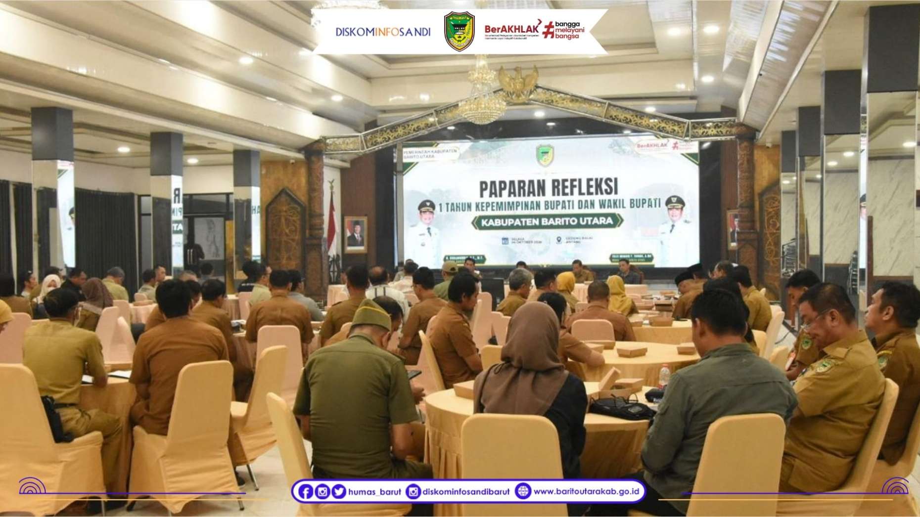 Setahun Kepemimpinan, Bupati dan Wakil Bupati Barito Utara Pastikan 11 Program Unggulan Berjalan On Progress