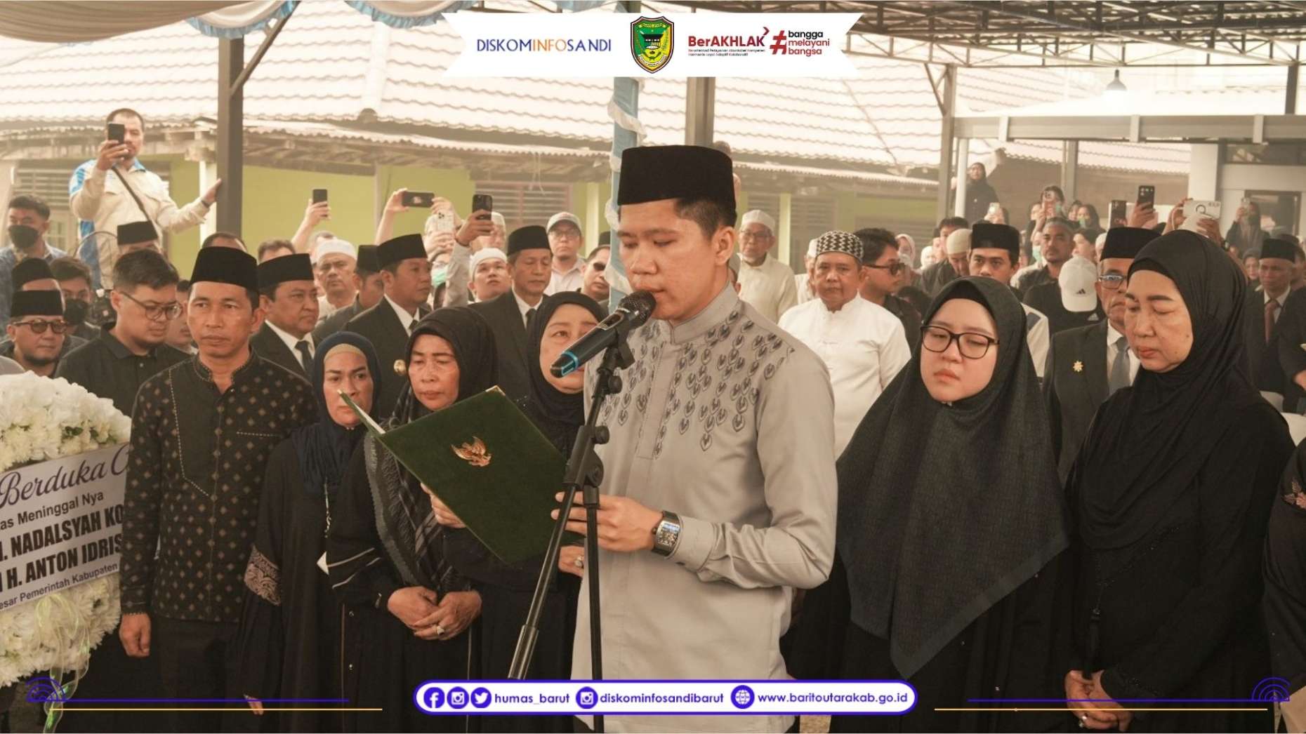 Prosesi Pemberangkatan Jenazah Almarhum H. Nadalsyah Berlangsung Khidmat