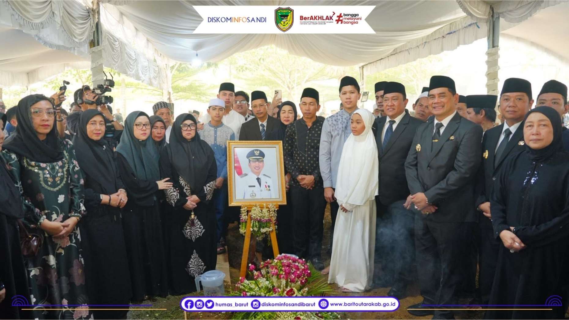 Penghormatan Terakhir untuk H. Nadalsyah, Wagub Kalteng dan Bupati Barito Utara Ajak Warga Teruskan Semangat Pembangunan
