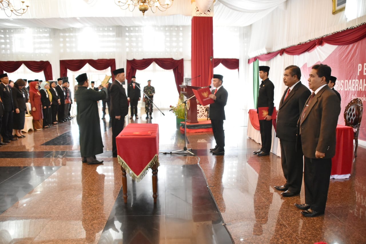 Fahrizal Fitri Resmi Dilantik Sebagai Sekretaris Daerah Provinsi Kalimantan Tengah