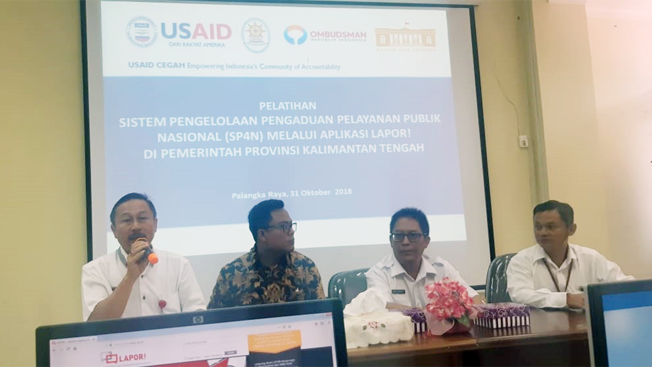 Ikuti Pelatihan Aplikasi SP4N-LAPOR!, DISPERKIMTAN Provinsi Kalteng Siap Tanggapi Aspirasi dan Pengaduan Masyarakat Secara Online