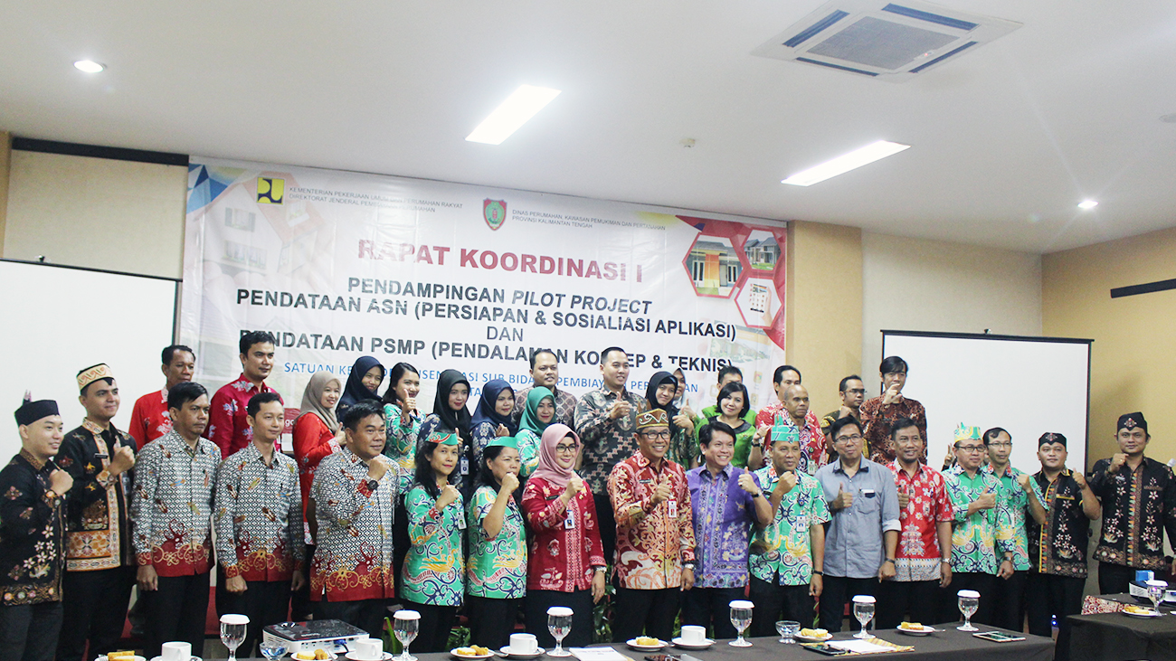DISPERKIMTAN Provinsi Kalteng Gelar Rapat Koordinasi I, Pendampingan Pilot Project Pendataan Kebutuhan Rumah ASN dan Pendataan PSMP