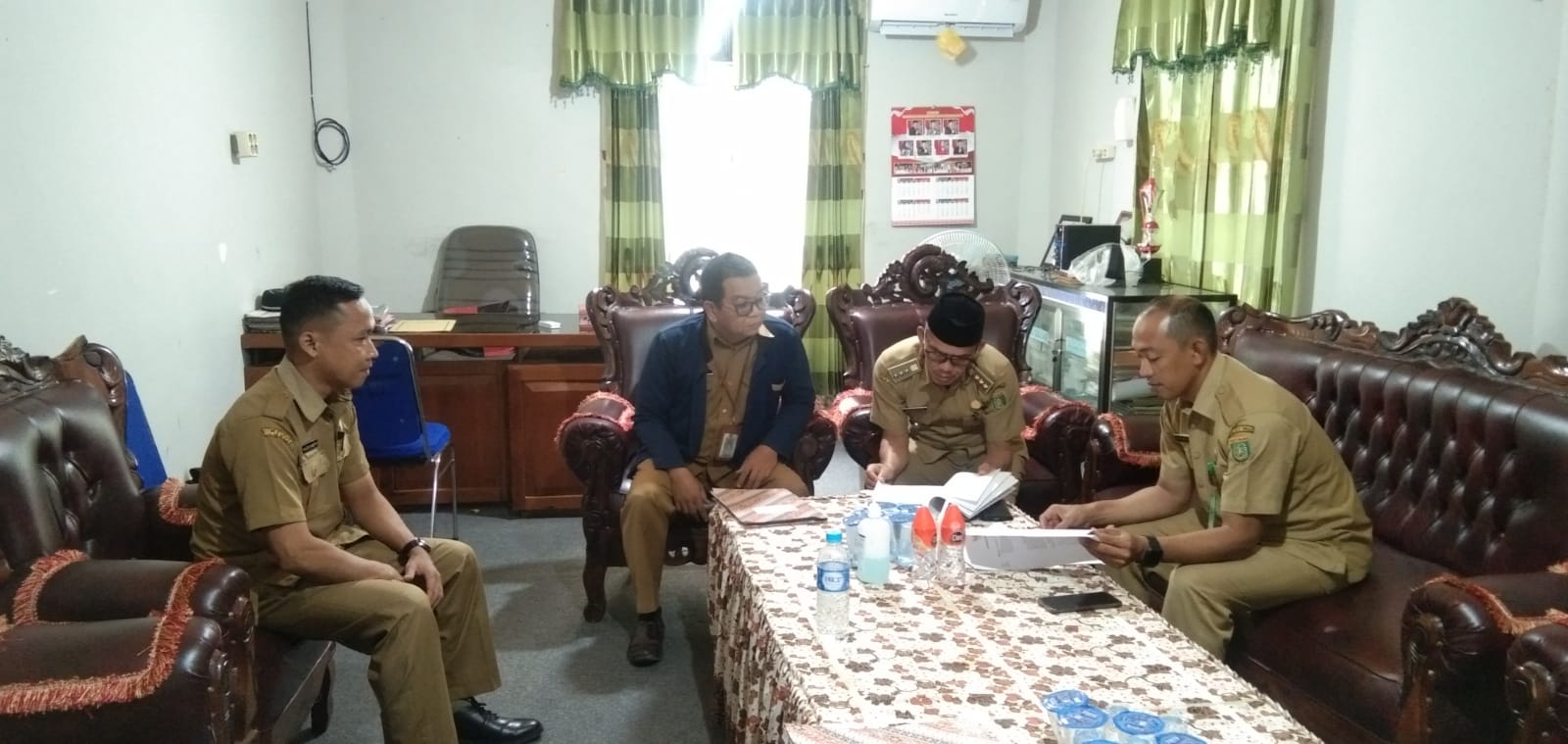 Diskominfo Barsel Lakukan Koordinasi Pembentukan PPID Pembantu di Kecamatan Karau Kuala