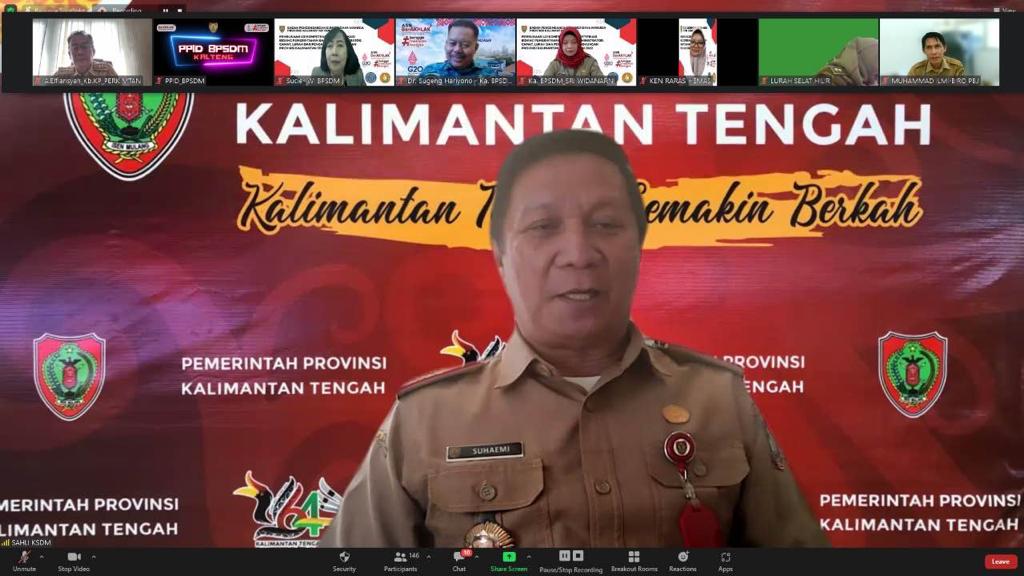 BPSDM Laksanakan Pembekalan Uji Kompetensi dan Sertifikasi Pejabat Kalimantan Tengah