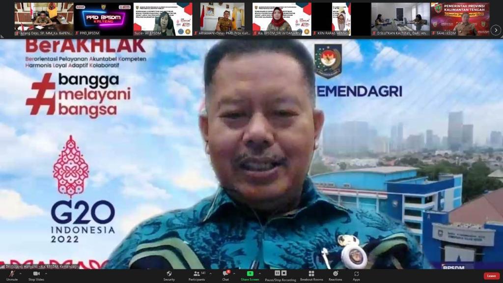 BPSDM Laksanakan Pembekalan Uji Kompetensi dan Sertifikasi Pejabat Kalimantan Tengah