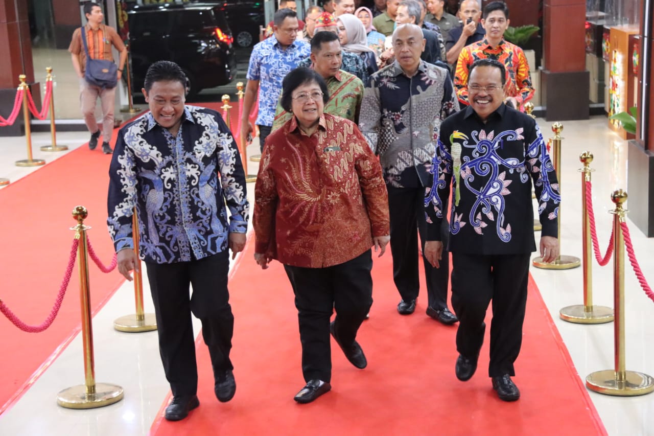 Jelang Puncak HKAN, Pemprov Kalteng Gelar Ramah Tamah Bersama Menteri LHK RI