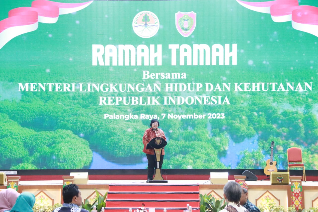 Jelang Puncak HKAN, Pemprov Kalteng Gelar Ramah Tamah Bersama Menteri LHK RI