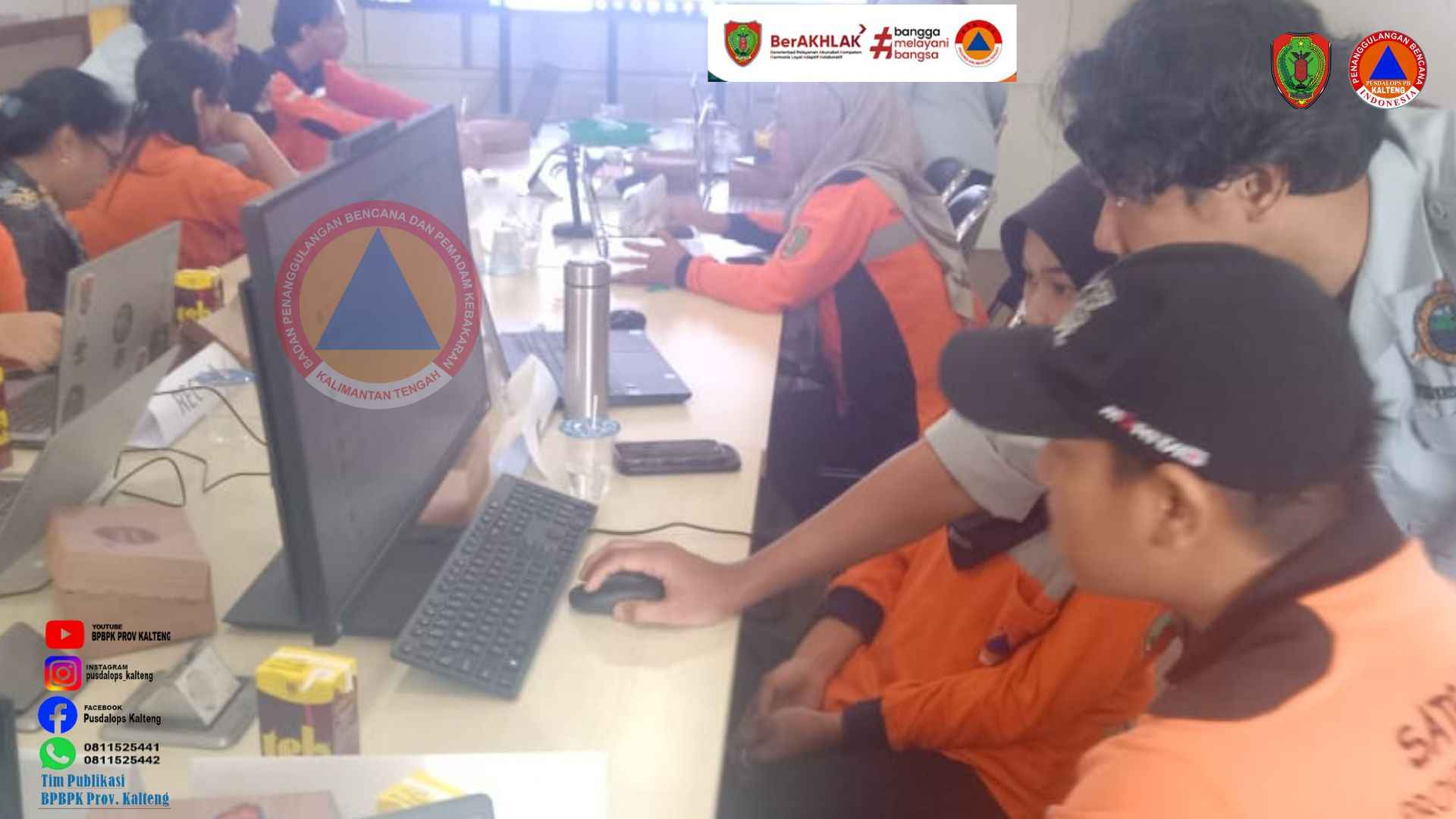 Tingkatkan Kapasitas, Tim Data Pusdalops PB Ikuti Pelatihan Aplikasi Simampu, OMNI, dan CRM
