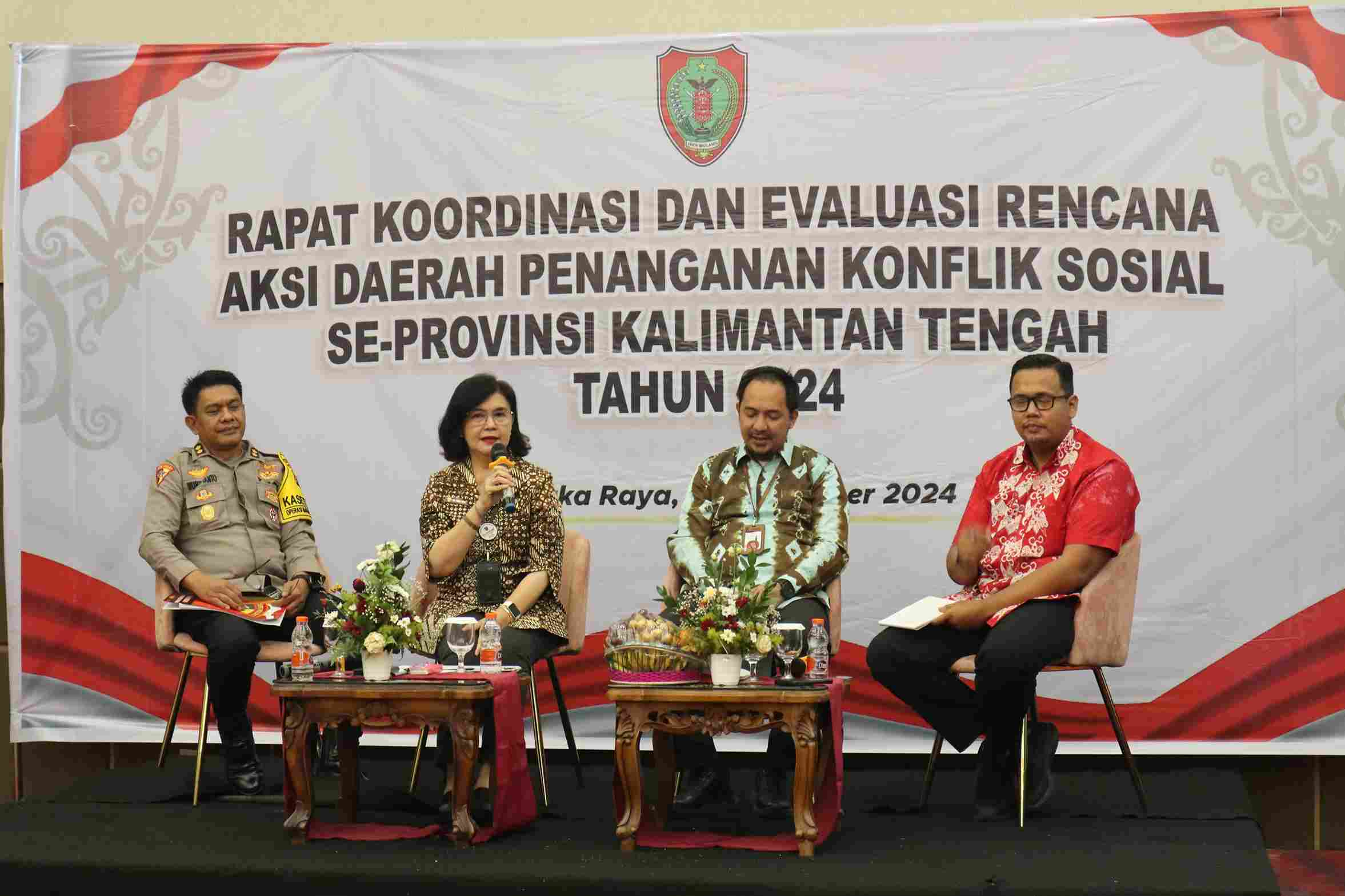 Kepala DP3APPKB Prov. Kalteng Paparkan Implementasi Pelaksanaan Rencana Aksi Perlindungan dan Pemberdayaan Perempuan dan Anak Dalam Konflik Sosial 