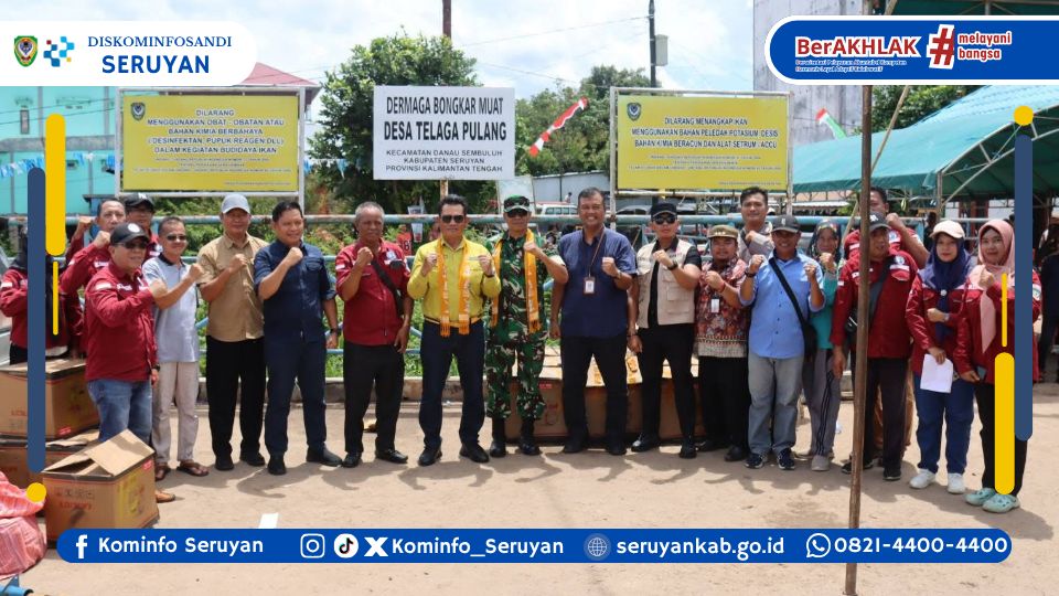 Tingkatkan Kesejahteraan Nelayan, Bupati Seruyan Serahkan Bantuan Hibah Sarana Perikanan Tangkap