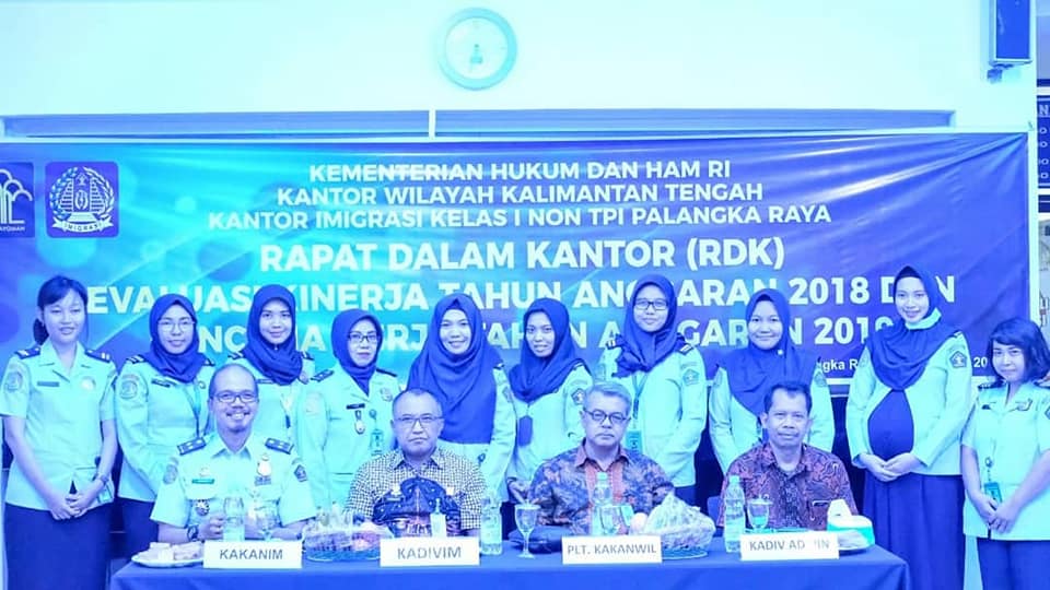 Laksanakan RDK Kanim Kelas I Palangka Raya Evaluasi Kinerja Tahun 2018 Dan Rencana Kerja 2019 