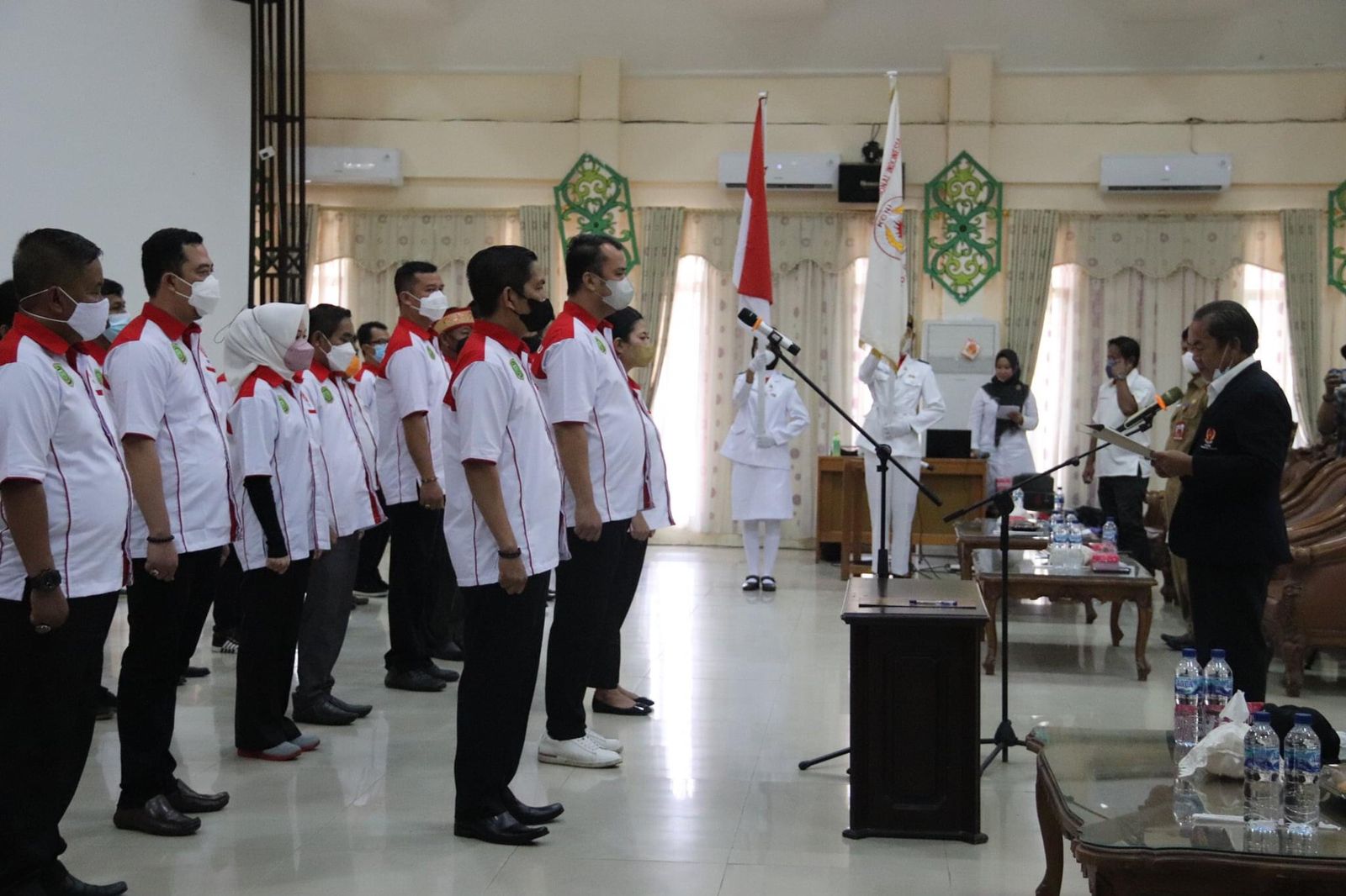 Pelantikan Pengurus KONI Kabupaten Pulang Pisau Masa Bakti 2021-2025