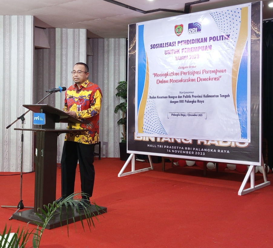 Badan Kesbangpol Prov. Kalteng Gelar Sosialisasi Pendidikan Politik untuk Perempuan Tahun 2023 