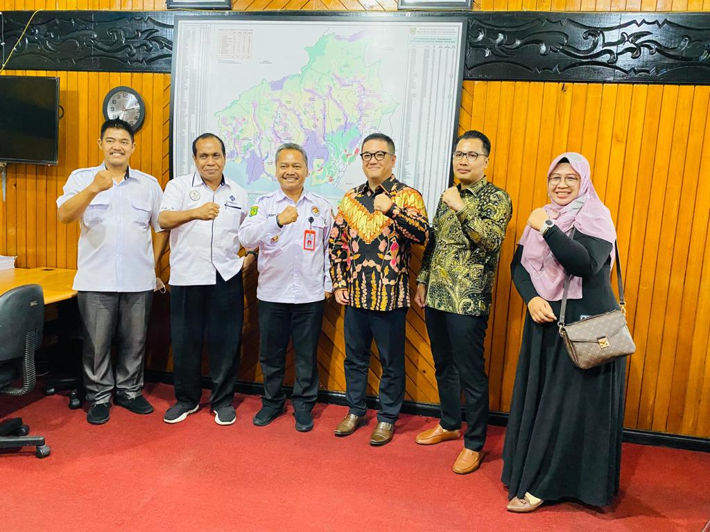 Kepala Disnakertrans Prov. Kalteng Terima Kunjungan President AIC dan LPP Enter Borneo