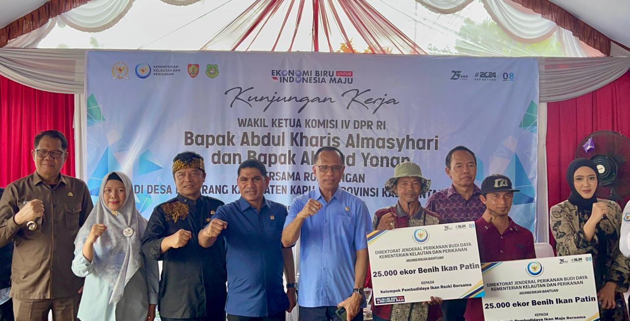 Dislutkan Prov. Kalteng Dampingi Komisi IV DPR-RI Kunker Reses ke Desa Basarang