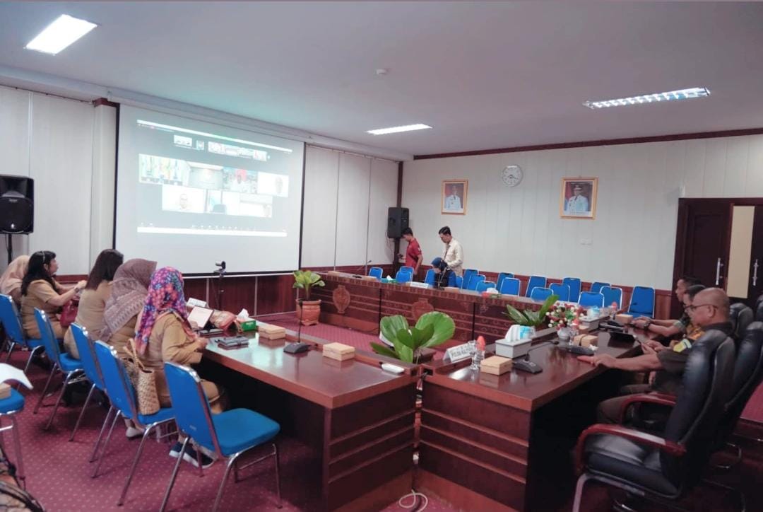 Pemprov Kalteng Ikuti Rakor Pengendalian Inflasi Daerah Bersama Mendagri Secara Virtual
