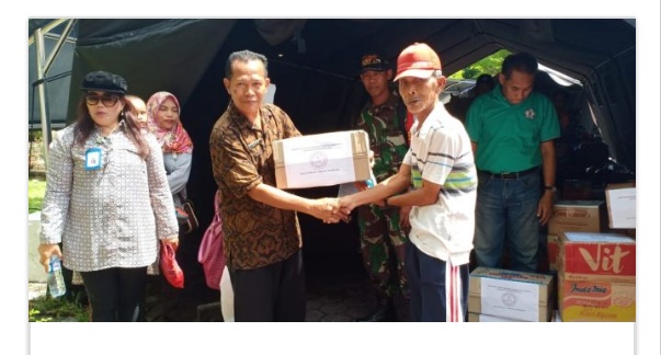 Universitas PGRI Palangka Raya Beri Bantuan Korban Kebakaran