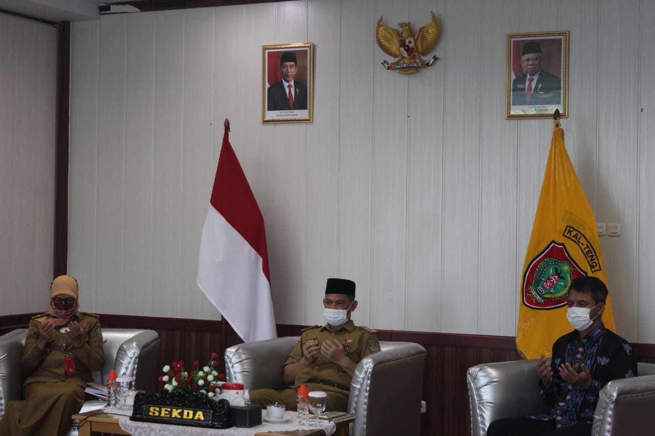 Sekda Kalteng Hadiri Peluncuran Laporan Tahunan Ombudsman RI 2020