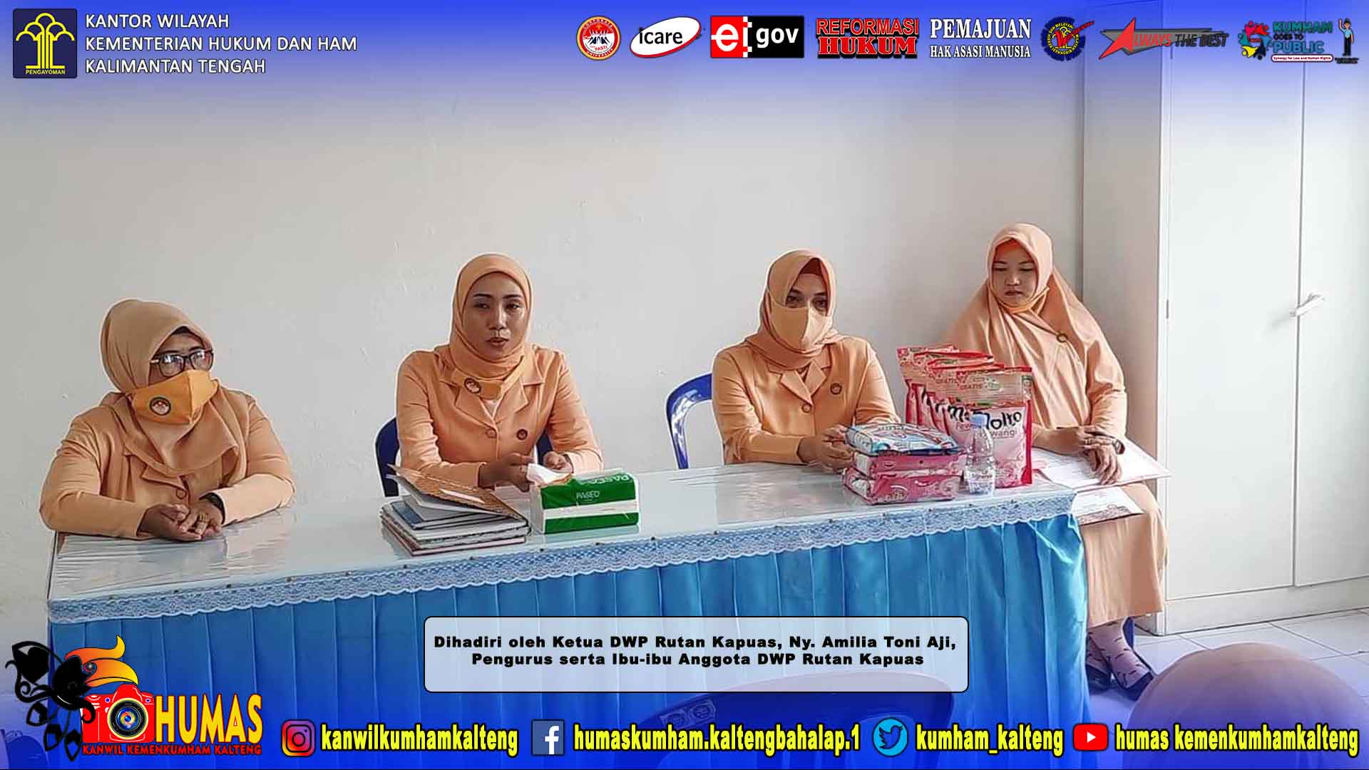 Ketua DWP Rutan Kapuas Ajak Ibu-Ibu Ingatkan Suami Untuk Isi Jurnal Harian