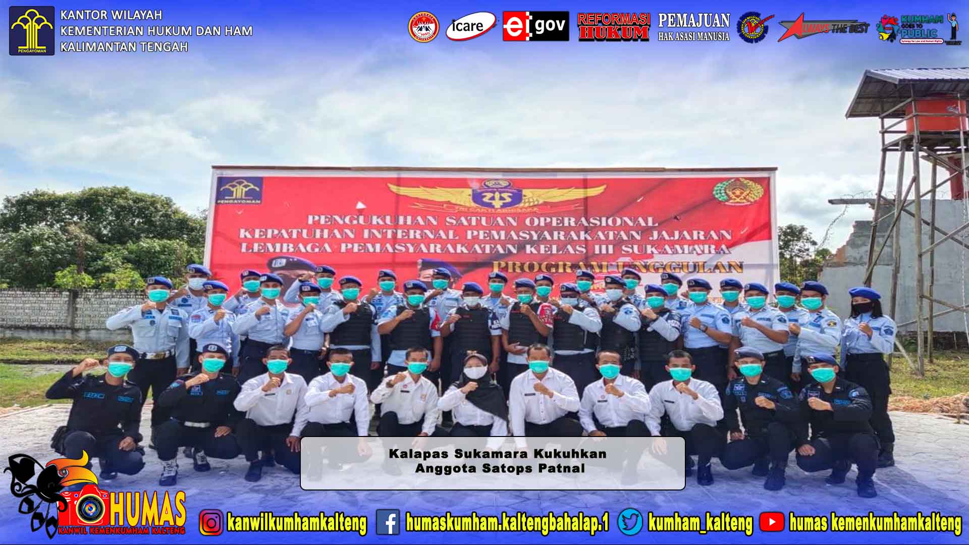Kalapas Sukamara Kukuhkan Anggota Satops Patnal