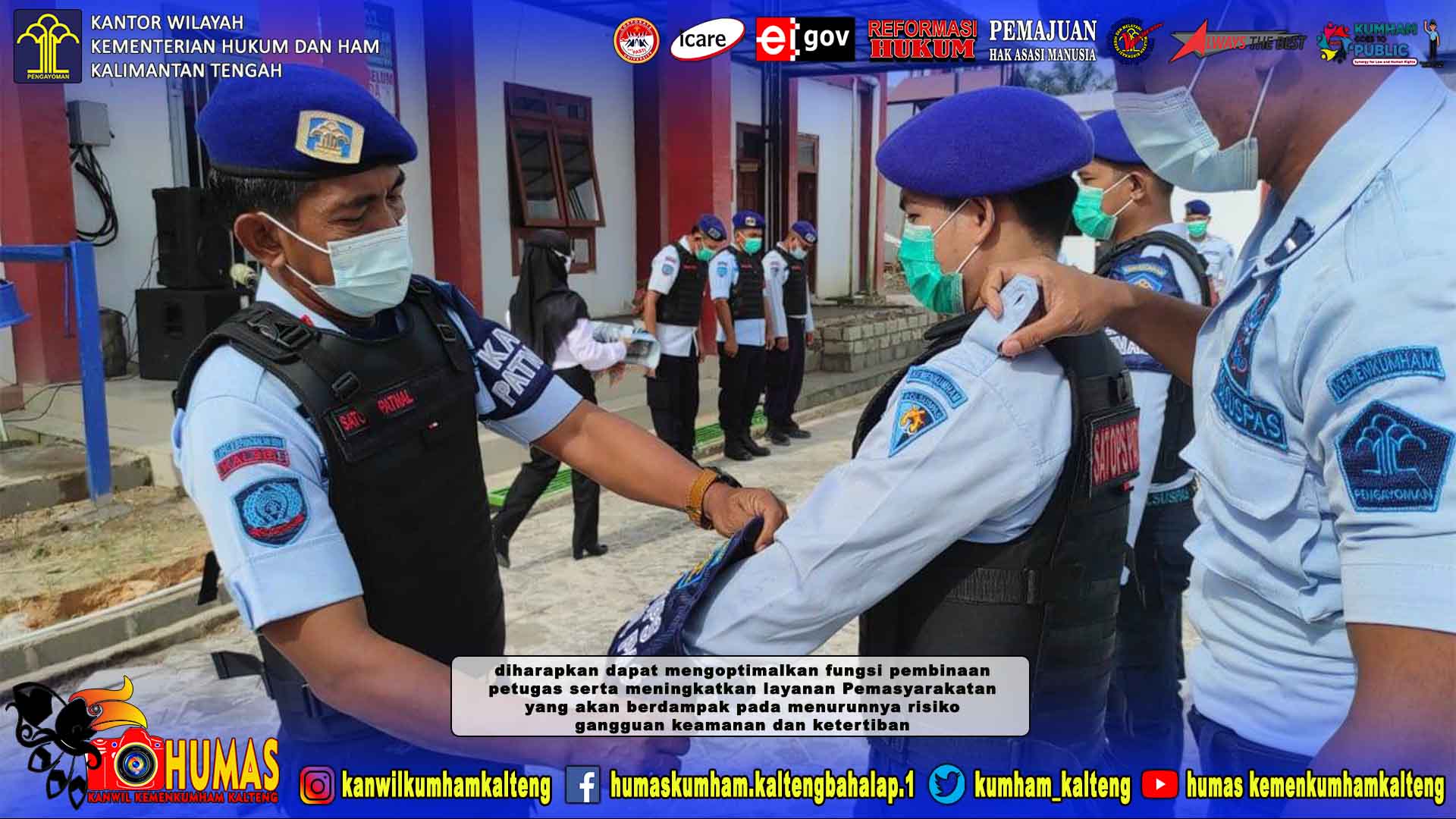 Kalapas Sukamara Kukuhkan Anggota Satops Patnal