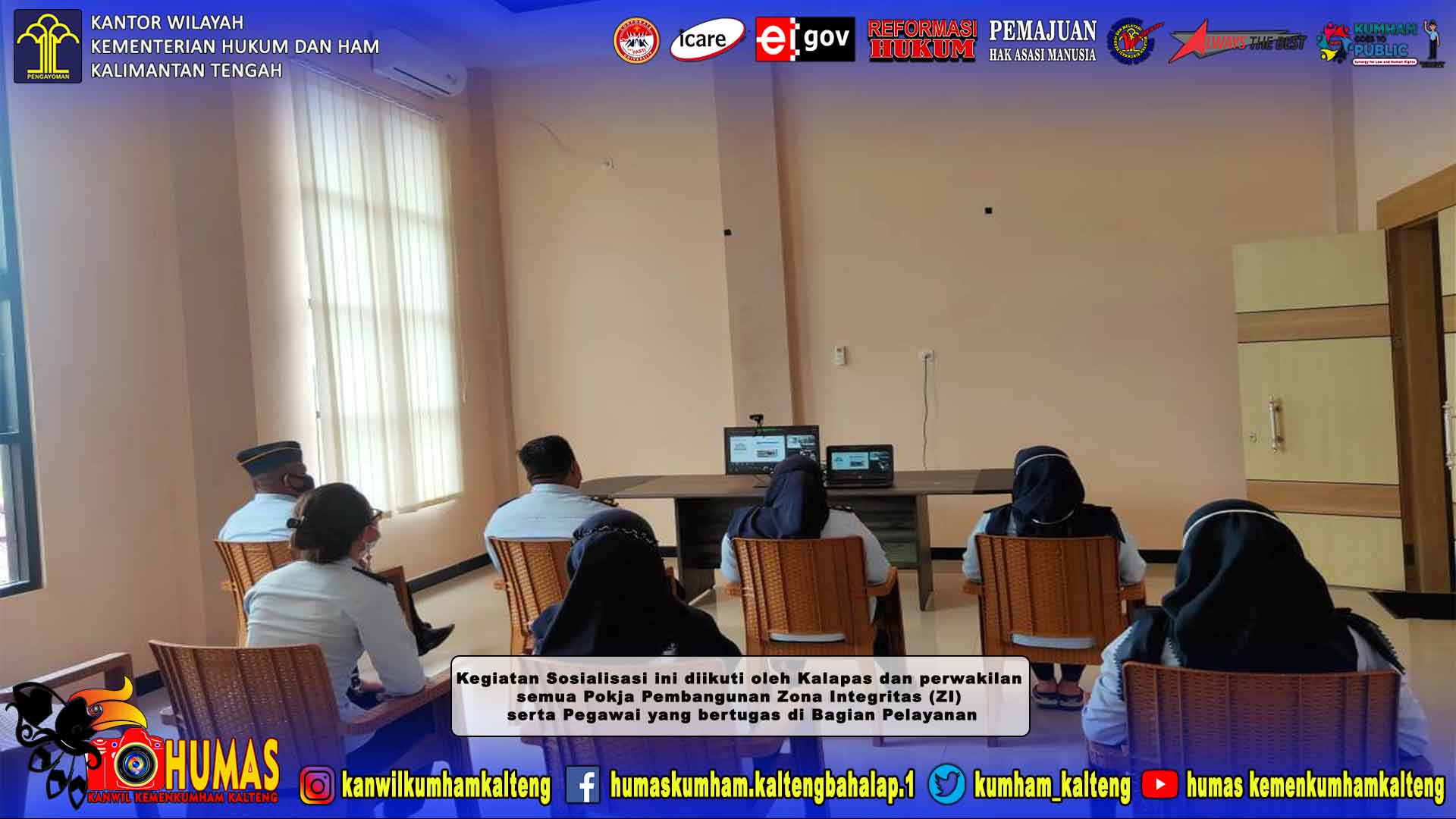 Pegawai Lapupala Ikuti Sosialisasi Indikator Survei IPK-IKM dan Survei Integritas