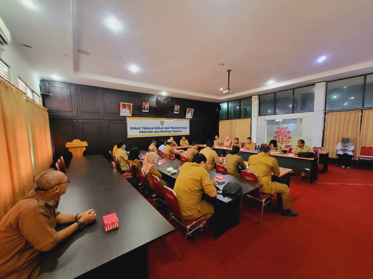 Disnakertrans Prov. Kalteng Terima Kunjungan Kerja dari Disnakertrans Kab.Seruyan