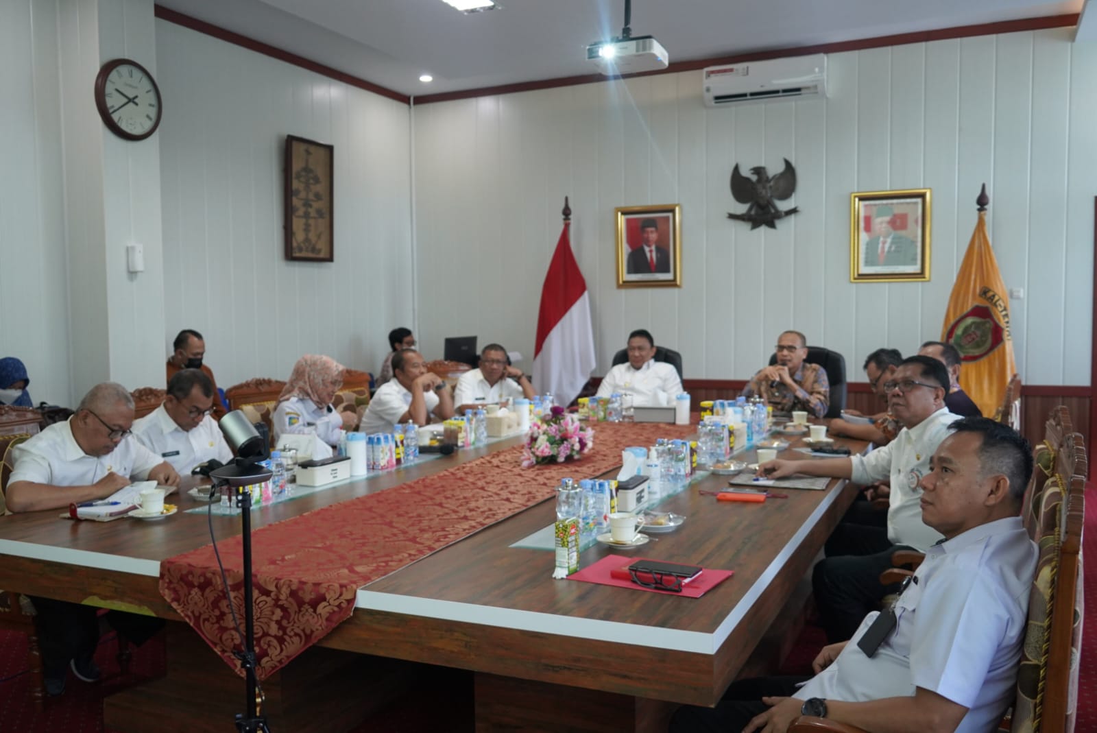 Wagub Kalteng Pimpin Rakor Evaluasi Perencanaan dan Penganggaran Pemerintah Daerah Tahun 2023