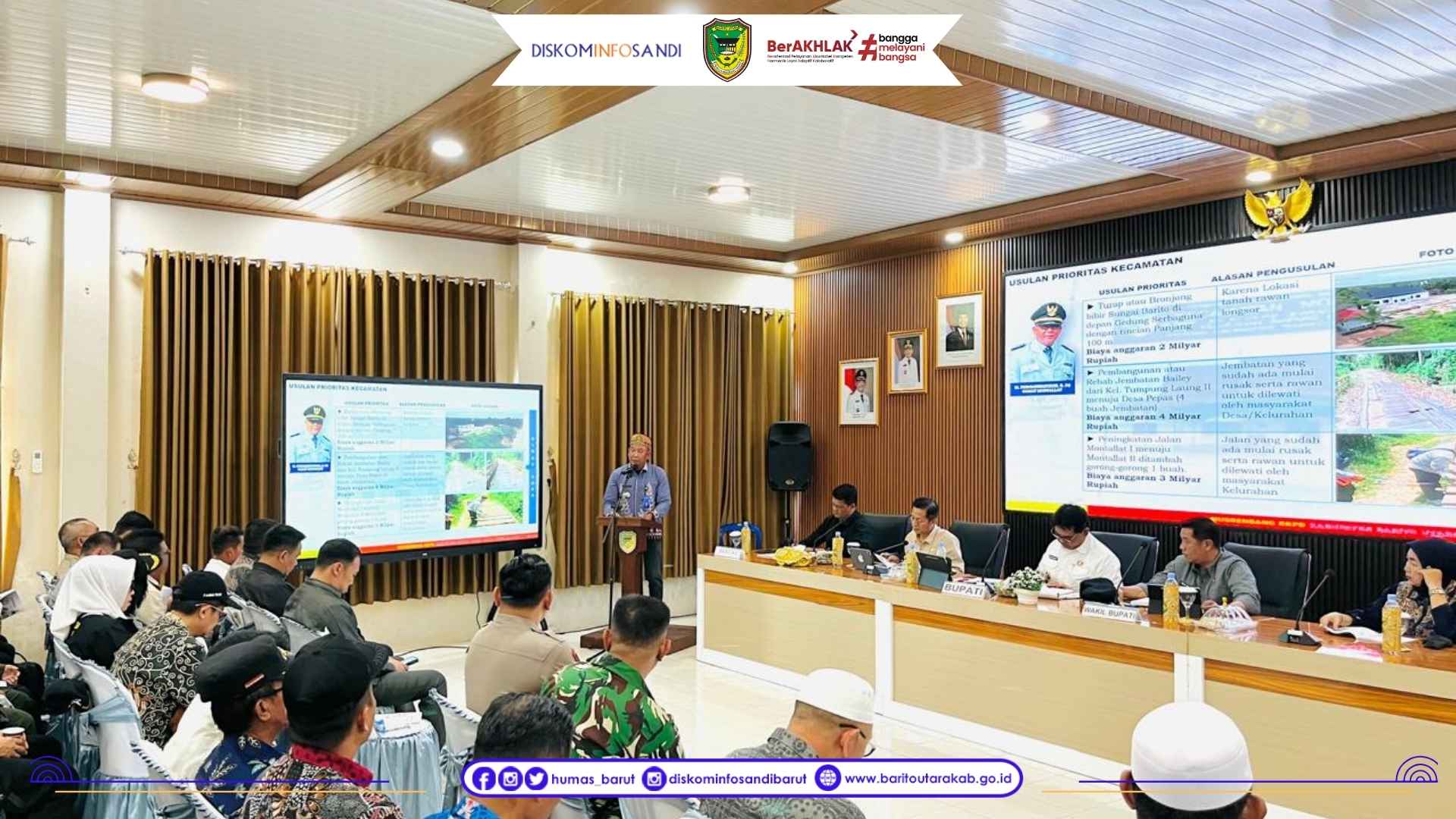 Musrenbang RKPD 2027 Kecamatan Montalat, Bupati Barito Utara Tegaskan Skala Prioritas Pembangunan