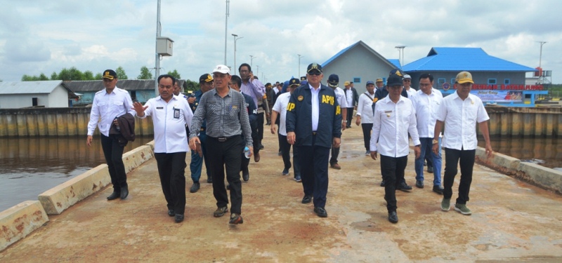 Irjen Kemenhub RI Tinjau Pelabuhan Batanjung