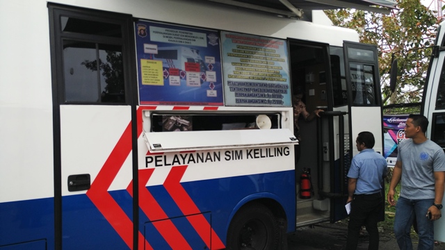 Pelayanan SIM Keliling Hadir di Lokasi Gelar Karya 2018