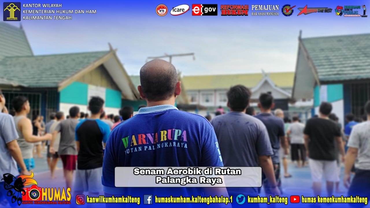 Senam Aerobik WBP dan Petugas Berlangsung Meriah
