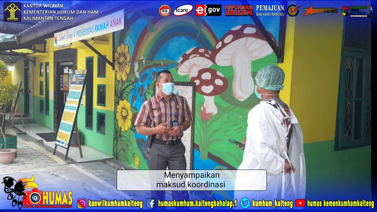 Bapas Pangkalan Bun Berkoordinasi dengan Puskesmas Mendawai