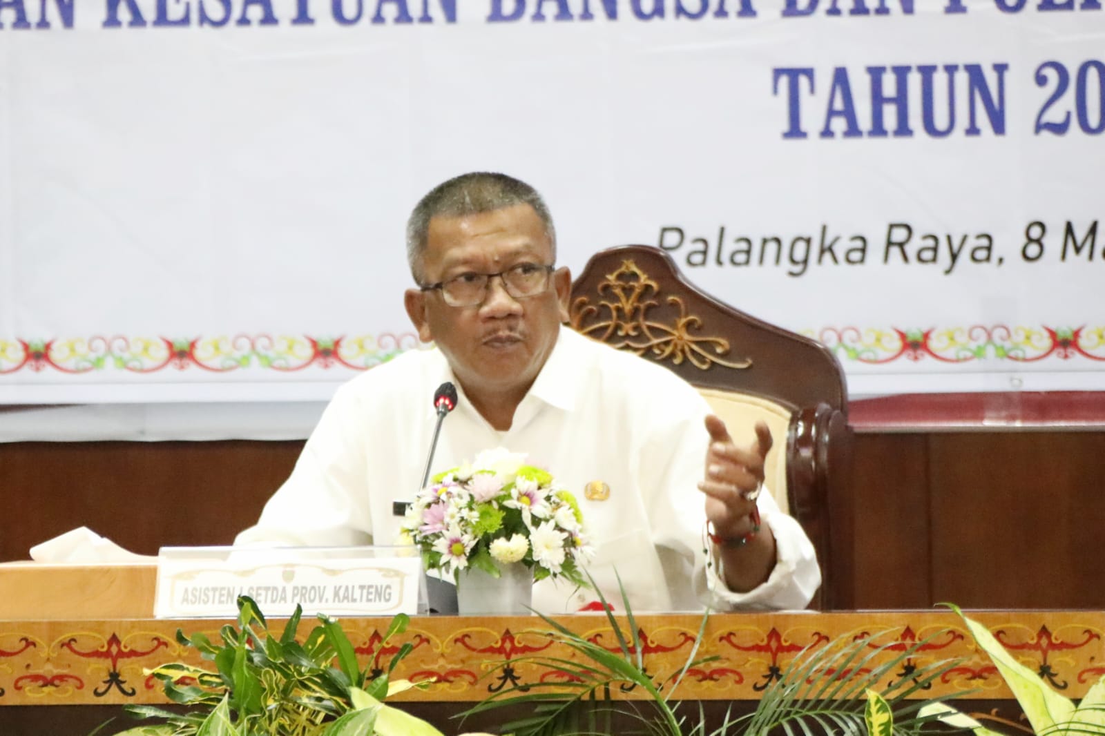 Asisten Bidang Pemerintahan dan Kesra Katma F. Dirun sampaikan, Pemprov Kalteng Tegas Perangi Narkoba