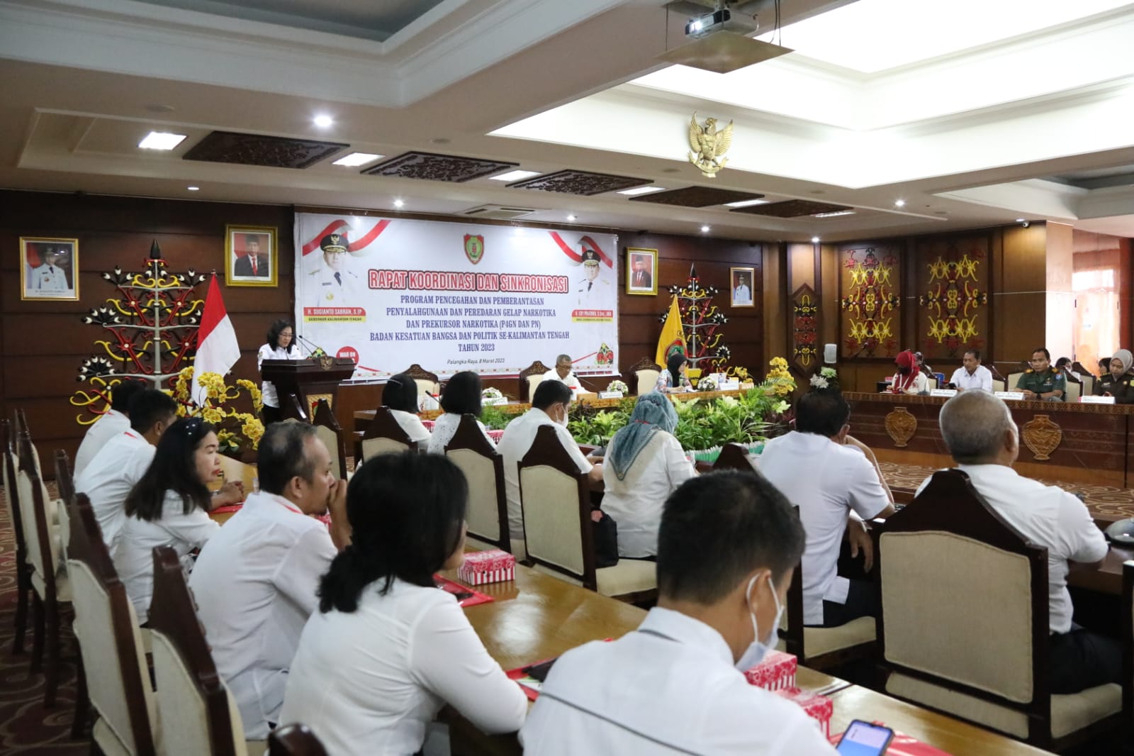 Asisten Bidang Pemerintahan dan Kesra Katma F. Dirun sampaikan, Pemprov Kalteng Tegas Perangi Narkoba