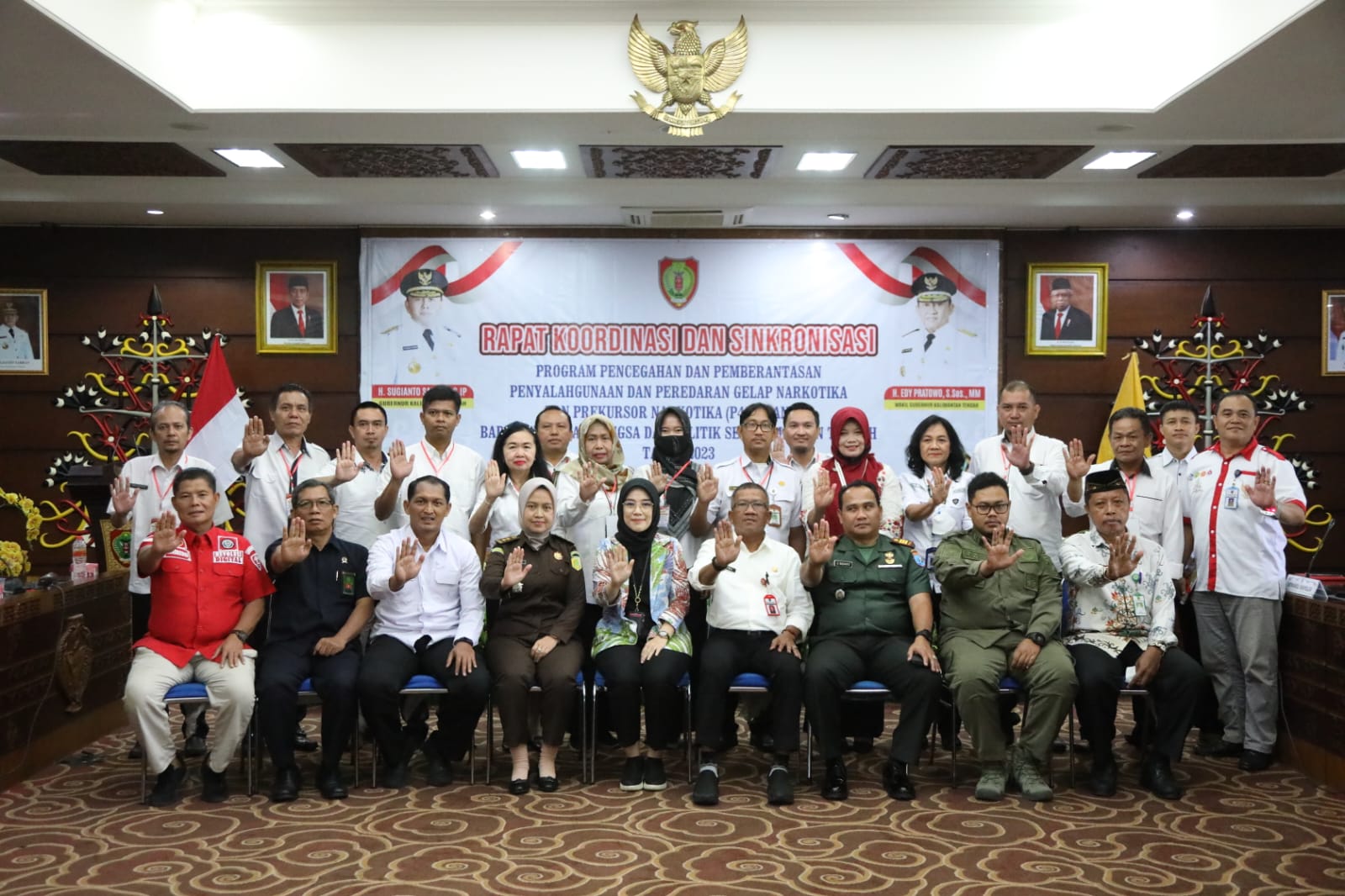 Asisten Bidang Pemerintahan dan Kesra Katma F. Dirun sampaikan, Pemprov Kalteng Tegas Perangi Narkoba