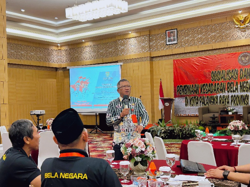 Kaban Kesbangpol Prov. Kalteng Sampaikan Materi Kesadaran Bela Negara